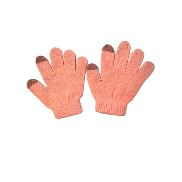 Super soft girls mauve scarf, Justice earmuffs & sweater mittens - Picture 4 of 8